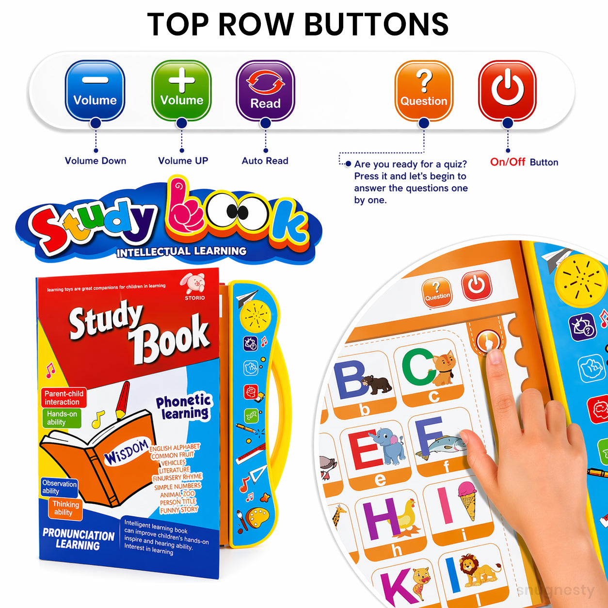 SnugSound™ Learning Book